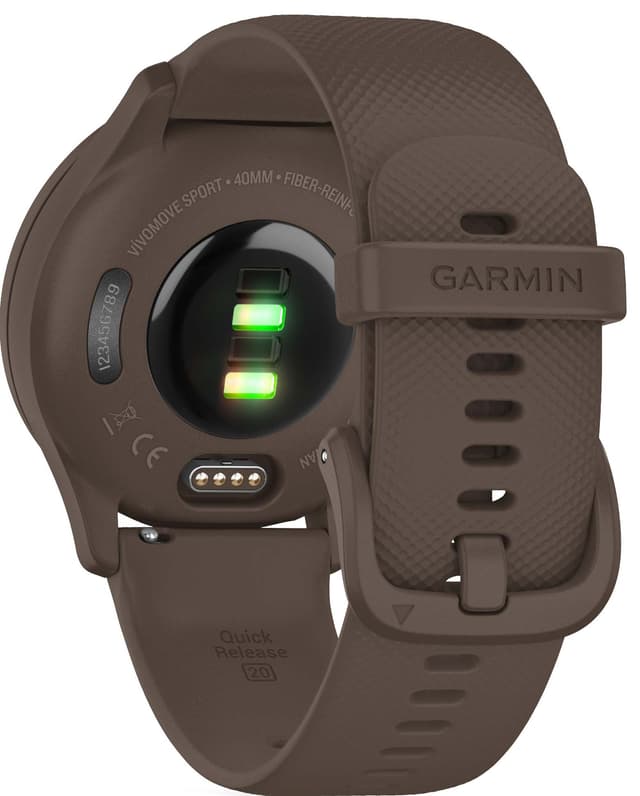 Garmin Vivomove Sport hybrid smartwatch (cocoa)