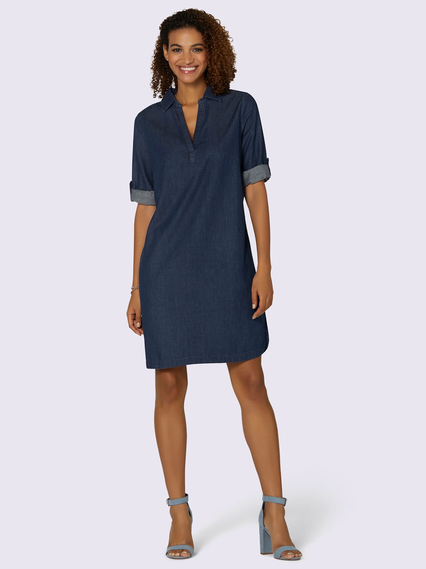 Robe en jean qualité tissée