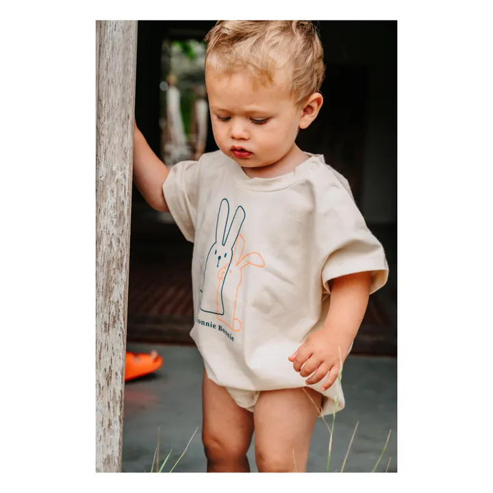 Bonnie & The Gang Barboteuse Marty Coton Bio | Beige rosé