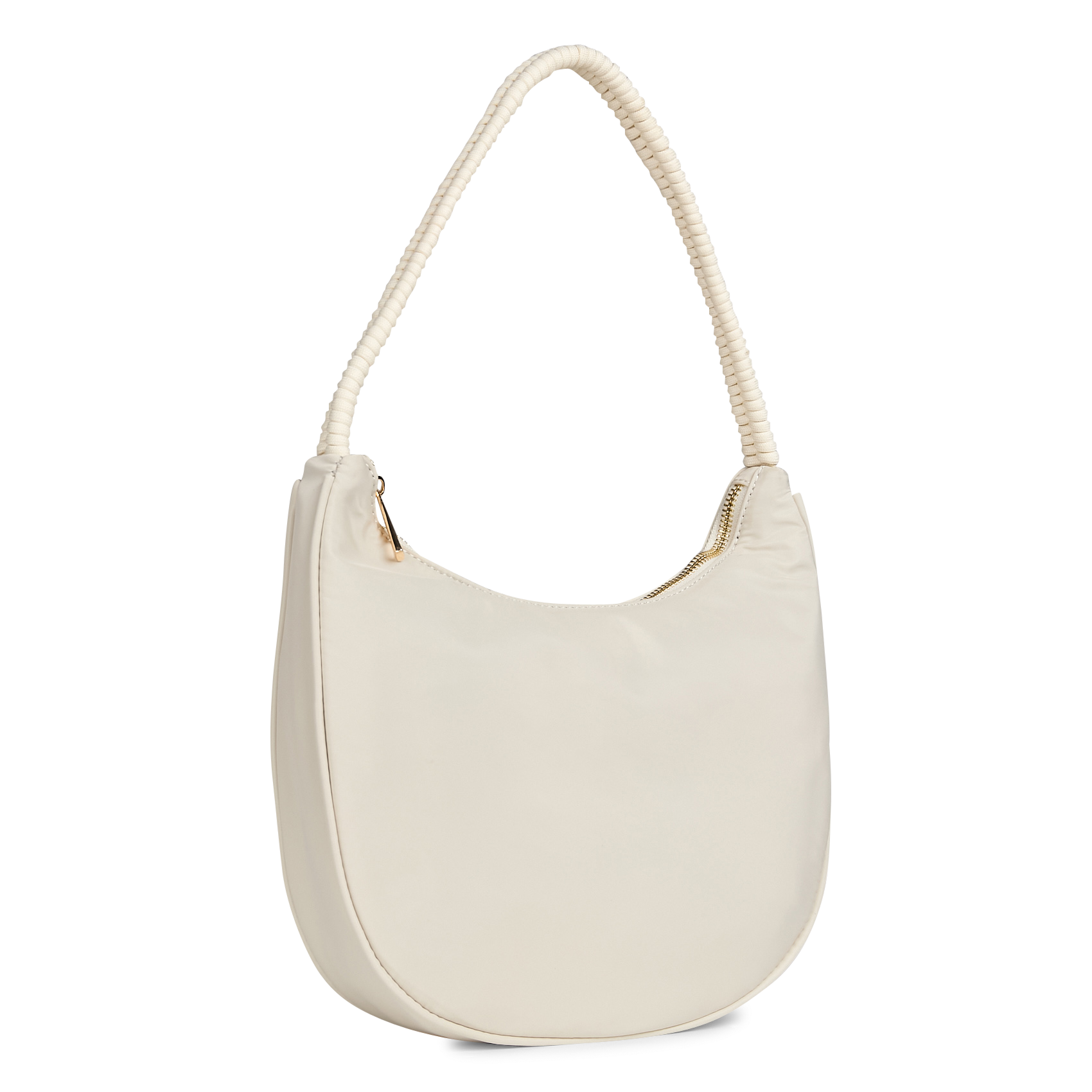Sac épaule en nylon | Blanc