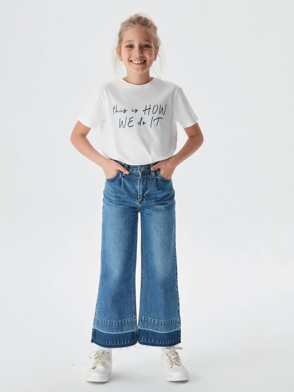 LTB high waist wide leg jeans Felicia mielle wash