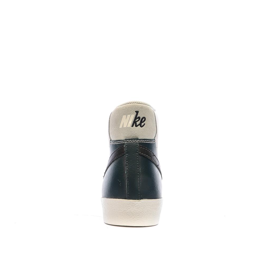 Nike Baskets Blanches/Noires Homme Nike Blazer Mid 77