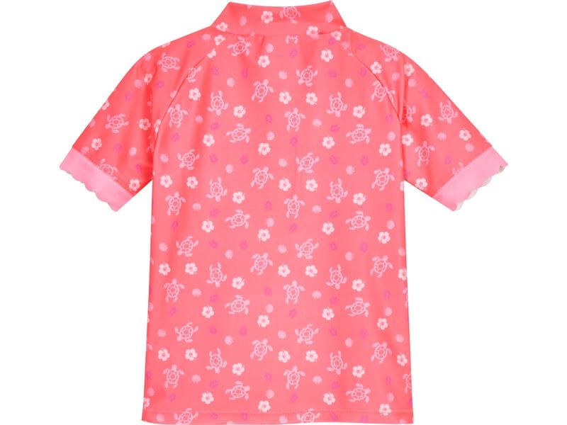 Playshoes UV-Badebekleidungsset kurzarm Hawaii Koralle Gr. Kurzärmliger Bade-Set mit UV-Schutz 50