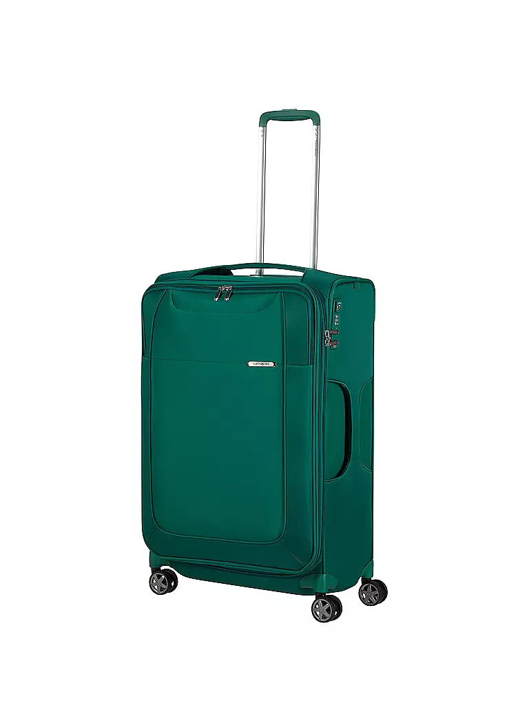 SAMSONITE Trolley Weich D' LITE SPINNER 71cm erweiterbar Pine Green dunkelgrün