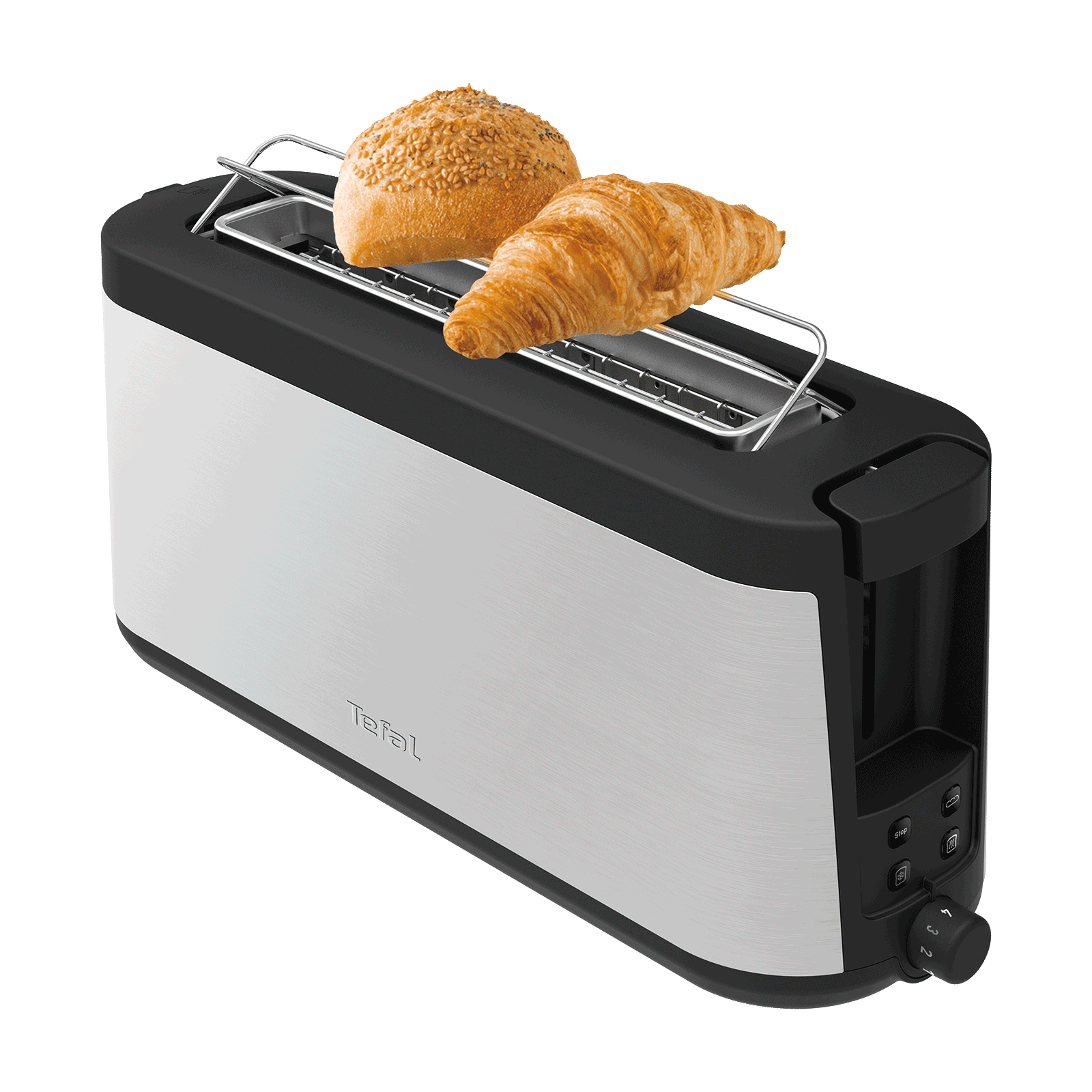 TEFAL Toaster TL4308 - Edelstahl - 1000 Watt