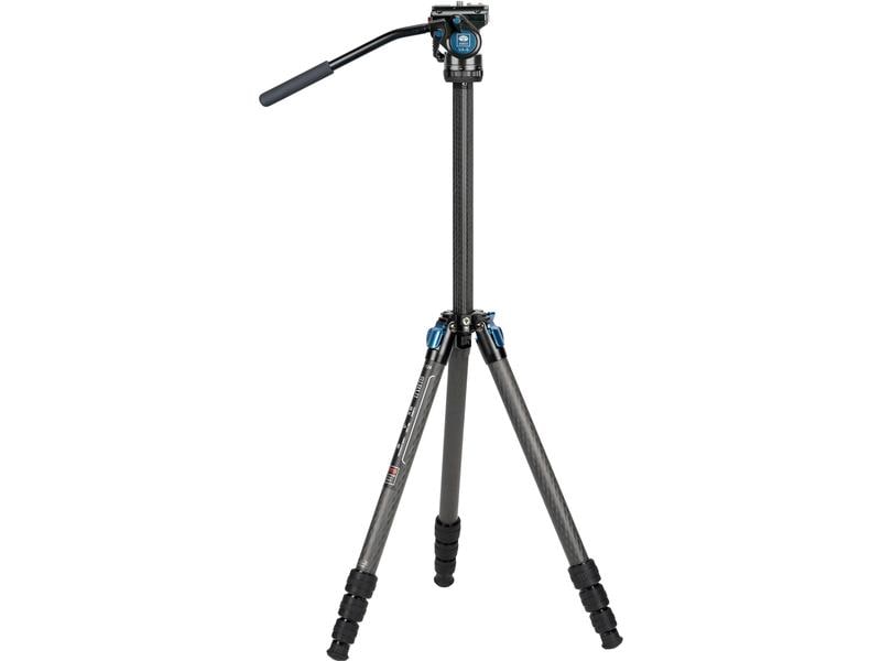 Sirui Stativ ST-124 Superb Travel mit VA-5 Videokopf Leichtes und kompaktes Dreibeinstativ mit präzisem Videokopf