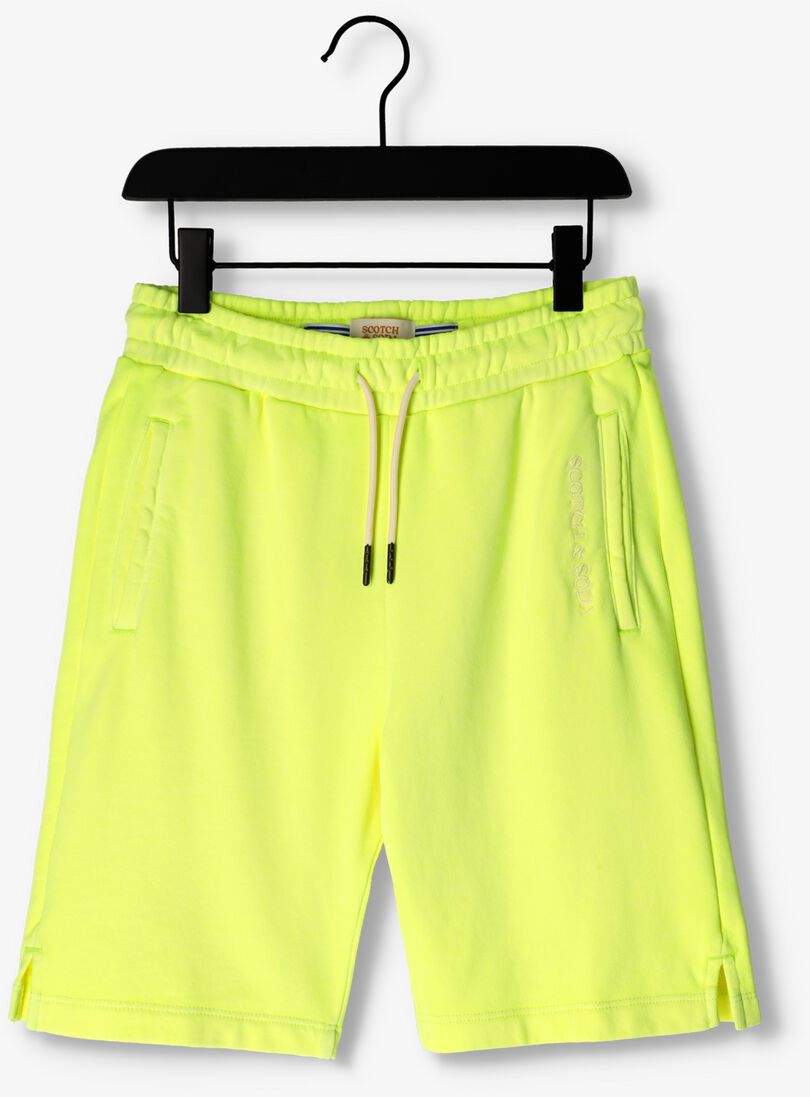 SCOTCH & SODA neon scotch & soda korte broek garment dyed sweatshorts