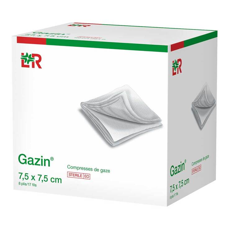 Gazin Kompressen 7,5x7,5cm 8, 25X2 St