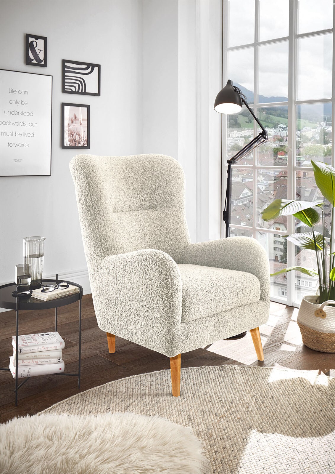 QUARTIER Sessel LOLA cream