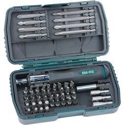 BRÜDER MANNESMANN Kit d'embouts, 53 pièces, boîte plastique