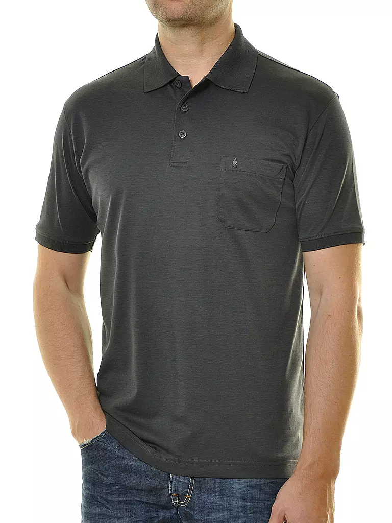 RAGMAN Poloshirt grau
