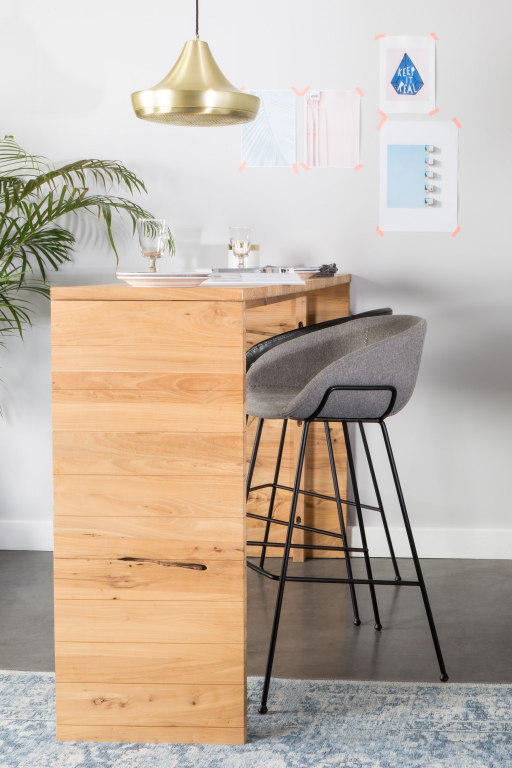 Zuiver Feston barkruk 76cm zwart