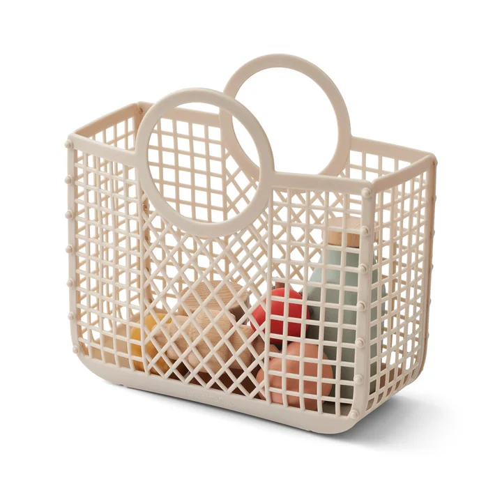 LIEWOOD - Florin Spielzeug-Set, Grocery inkl. Korb, sandy multi mix (8-tlg.)