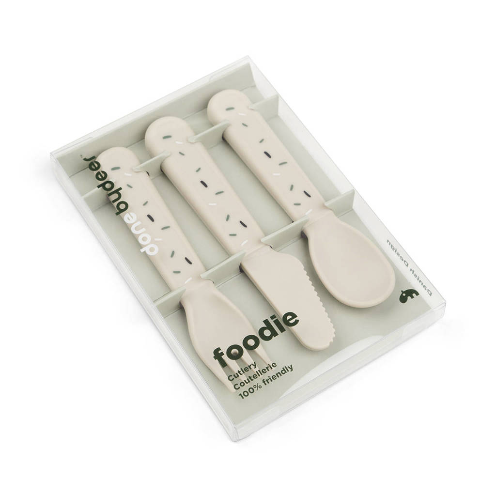 Foodie cutlery set Confetti Sand