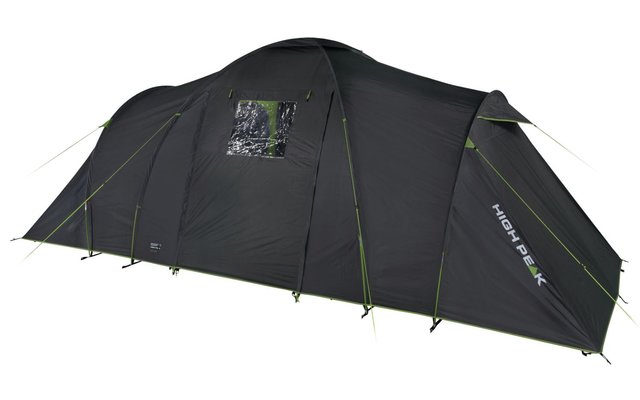 High Peak Como Kuppelzelt dunkelgrau/grün für 4 Personen