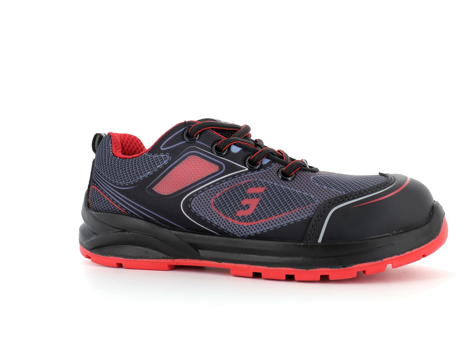 Safety jogger work-CADOR Synthétique Noir Rouge