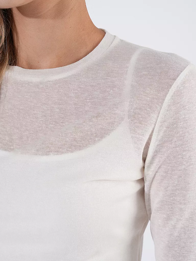 CLOSED Langarmshirt creme