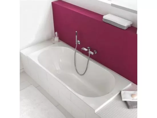 Baignoire droite 170 X 70 VILLEROY ET BOCH O Novo Solo acrylique