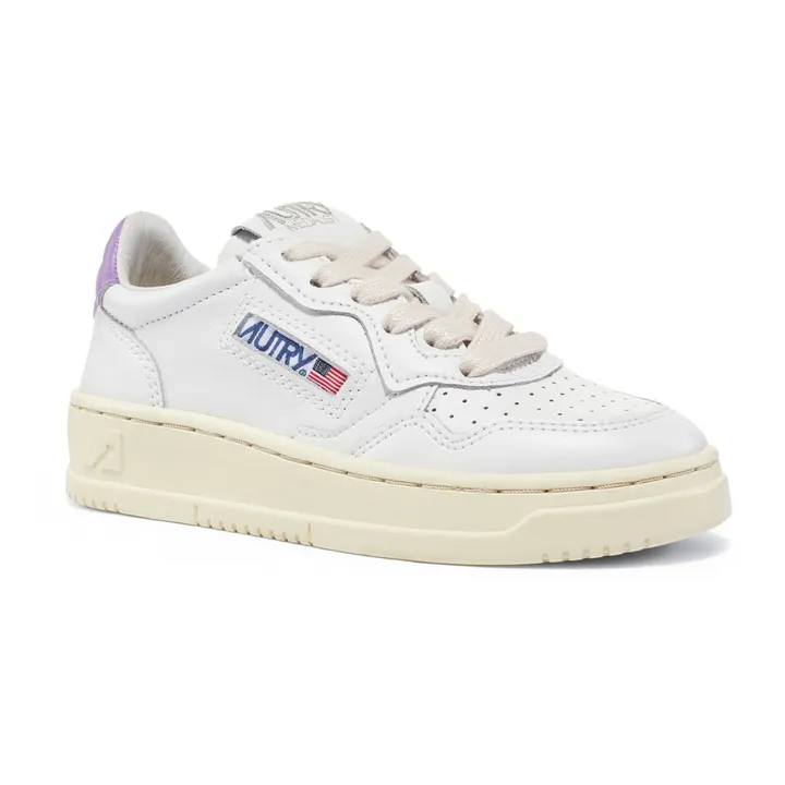 Autry Baskets Kids Medalist Low Cuir | Lilas