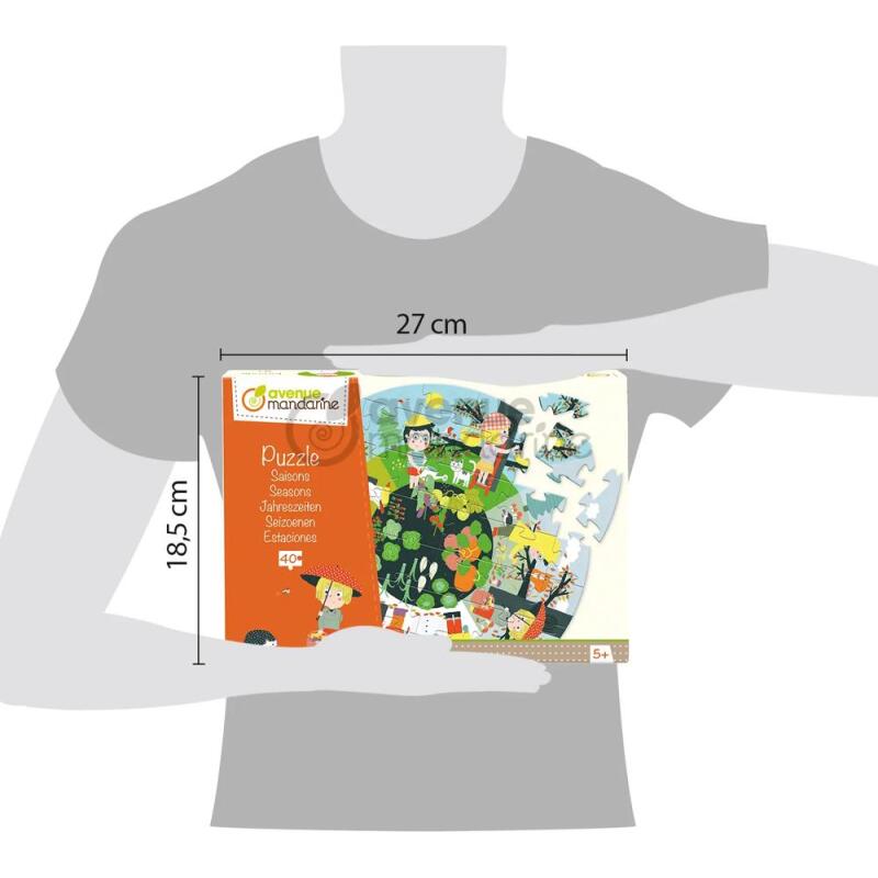 Puzzle éducatif, Les saisons - Multicolore