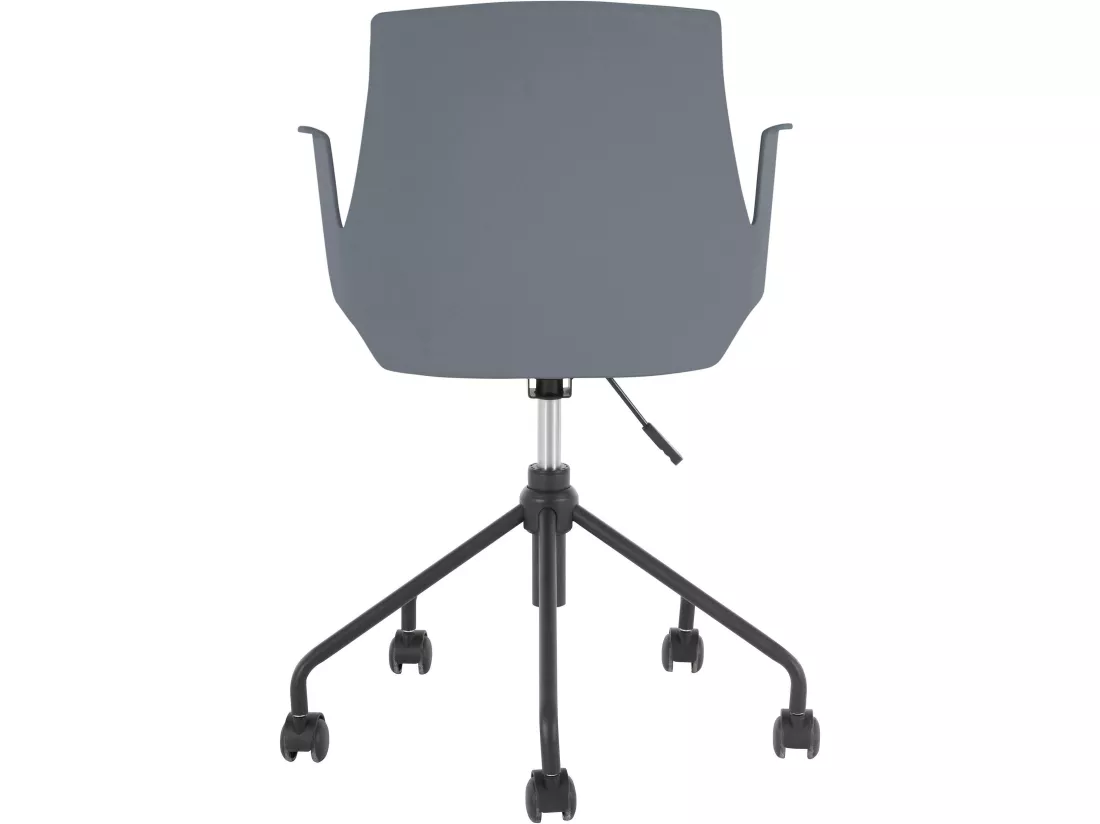 Pedro | Fauteuil de bureau en plastique gris