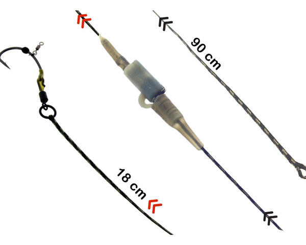 Bas de ligne PB Products R2G Clip SR Leader   2 Ronnie Rigs Soft