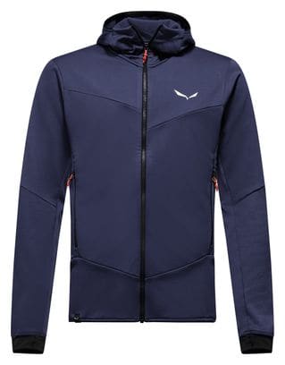 Polaire Homme Salewa Sella Crevasse Hoodie Bleu