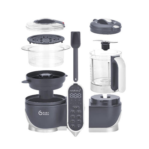Nutribaby(+) Gris Robot Multifonctions bébé 6 en 1 - BABYMOOV