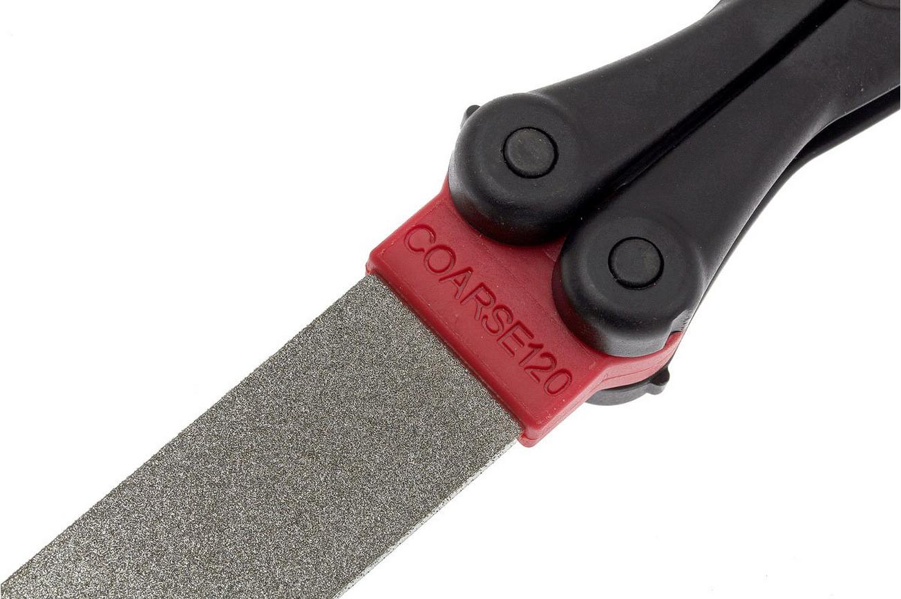 Lansky, tweezijdige diamanten slijpsteen met handgreep, FP-1260