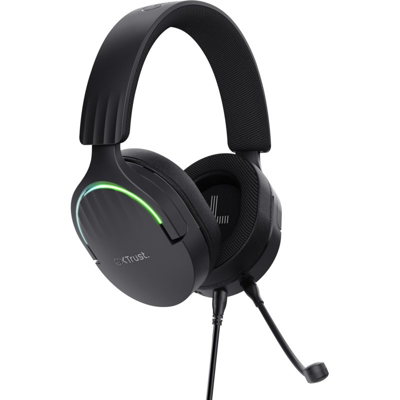 Trust GXT 490 FAYZO Casque Avec fil Arceau Gaming USB Type-A Noir