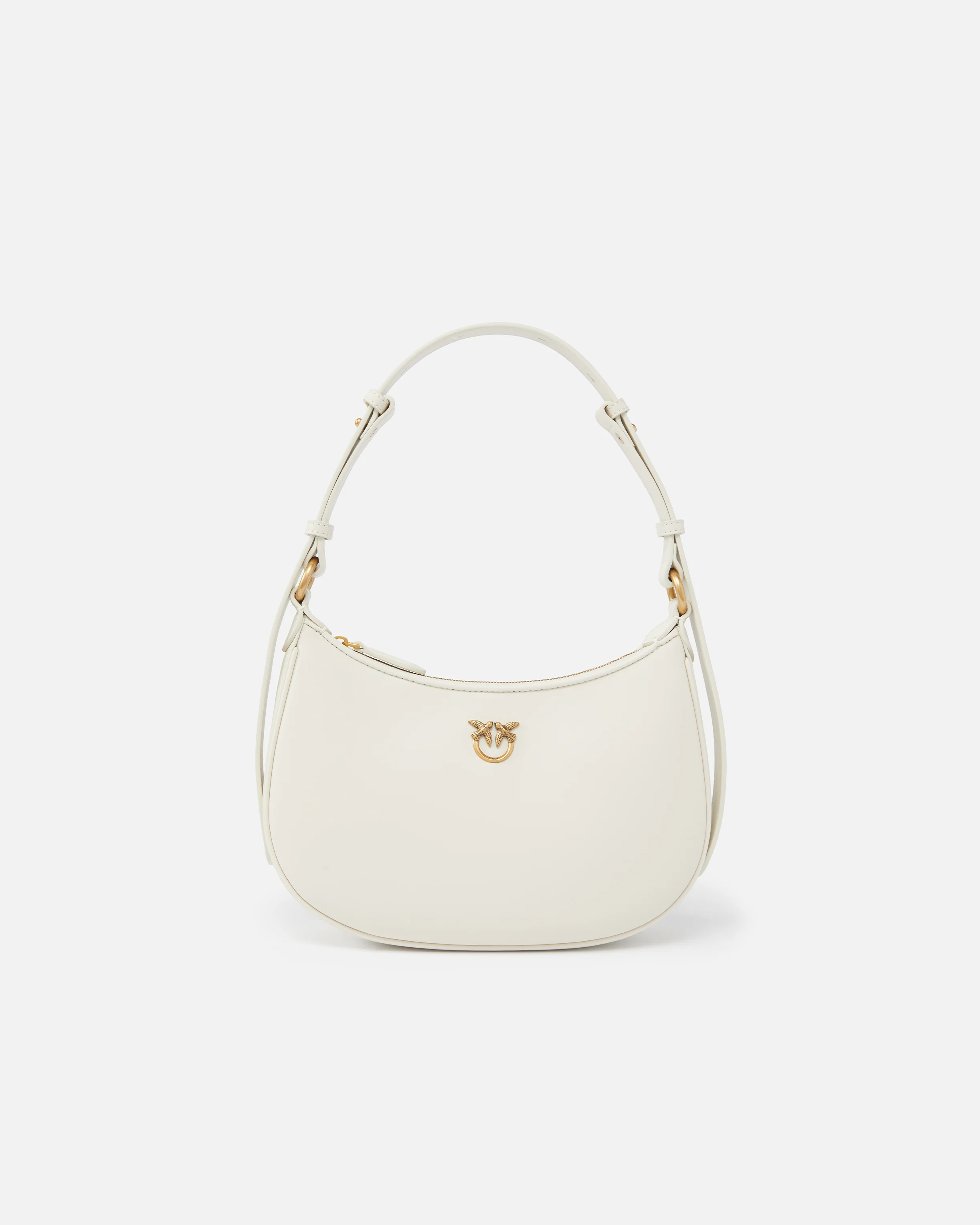 Mini love bag half moon simply | Blanc