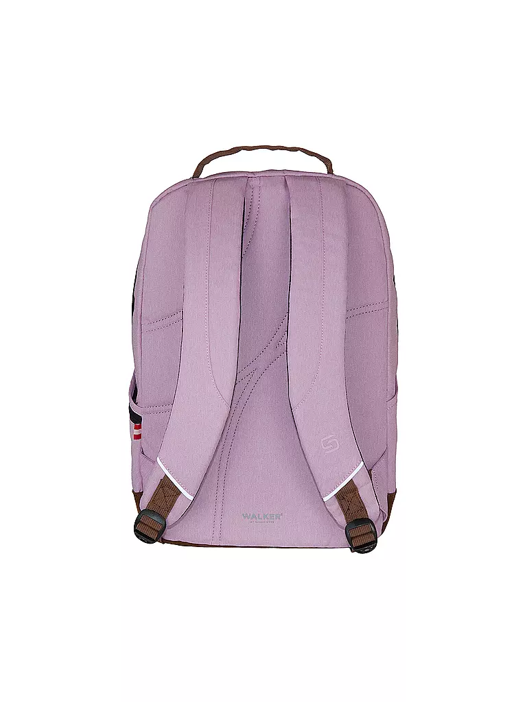 WALKER Schulrucksack Pure Eco Mauve pink