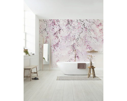 Vliesbehang INX6-013 Ink Cherry Blossoms 6-delige set 300 x 280 cm