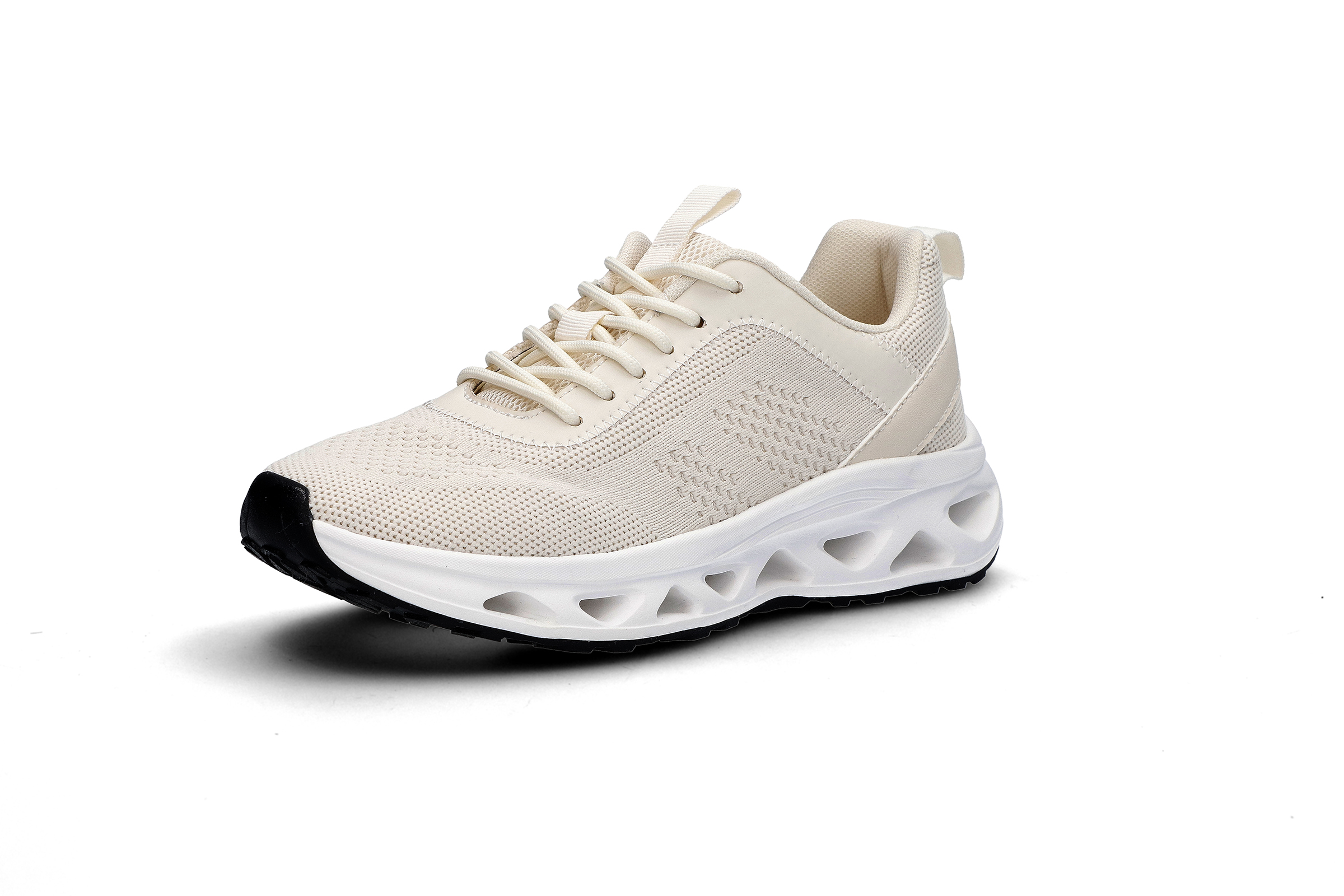 Sporty sneakers på trendy såle