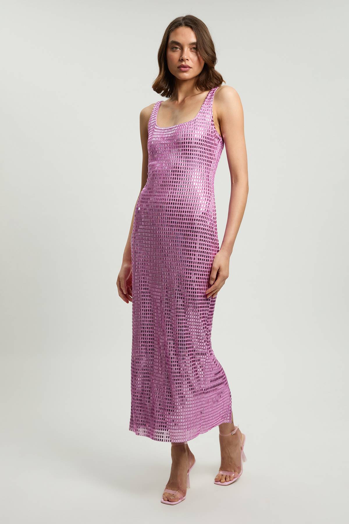 KarenMillen Robe Midi Premium Whitley Neill Petite Ornée De Cristaux