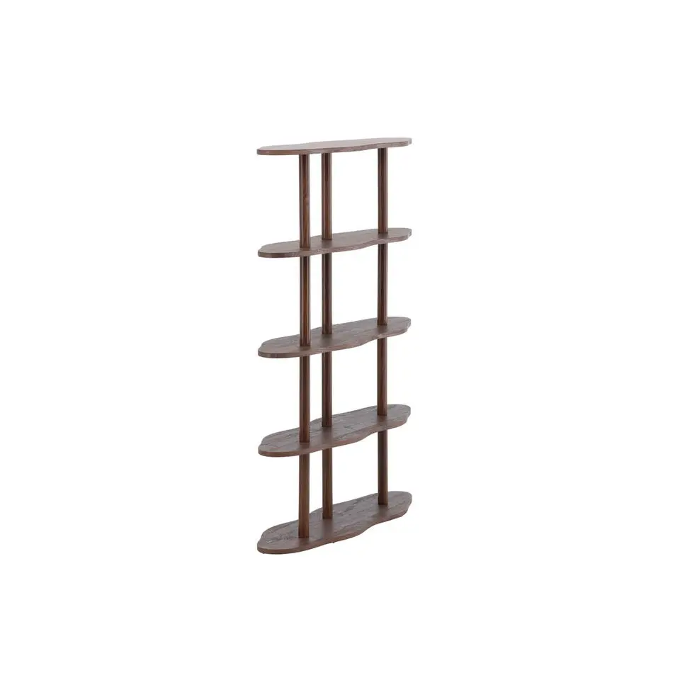 Wandkast Donkerbruin - 105x30x140cm - Moln