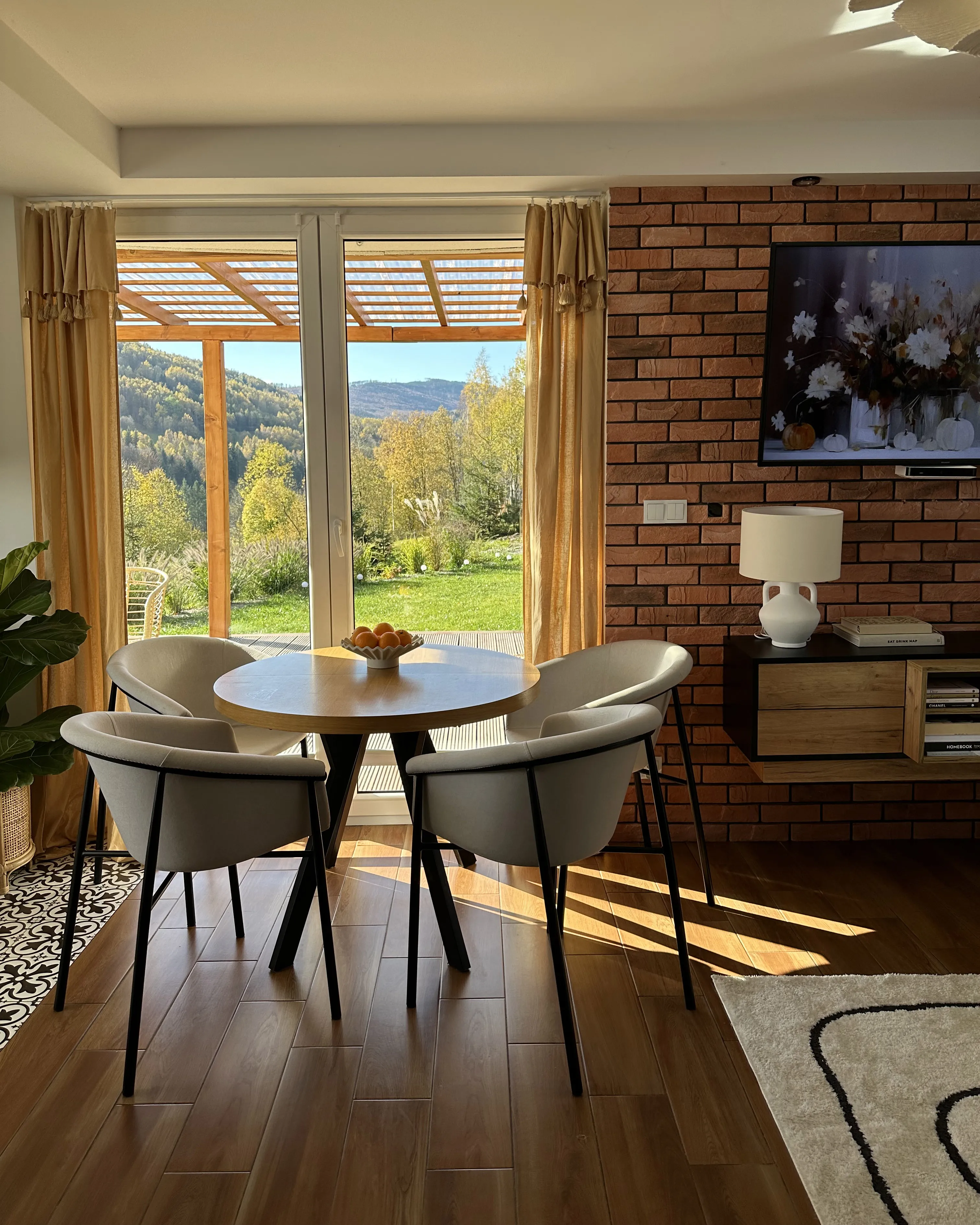 Set van 2 eetkamerstoelen AMES Lichtbeige