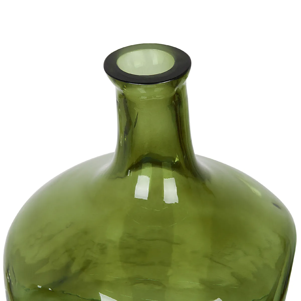 Beliani Vase Fleurs KERALA Vert olive