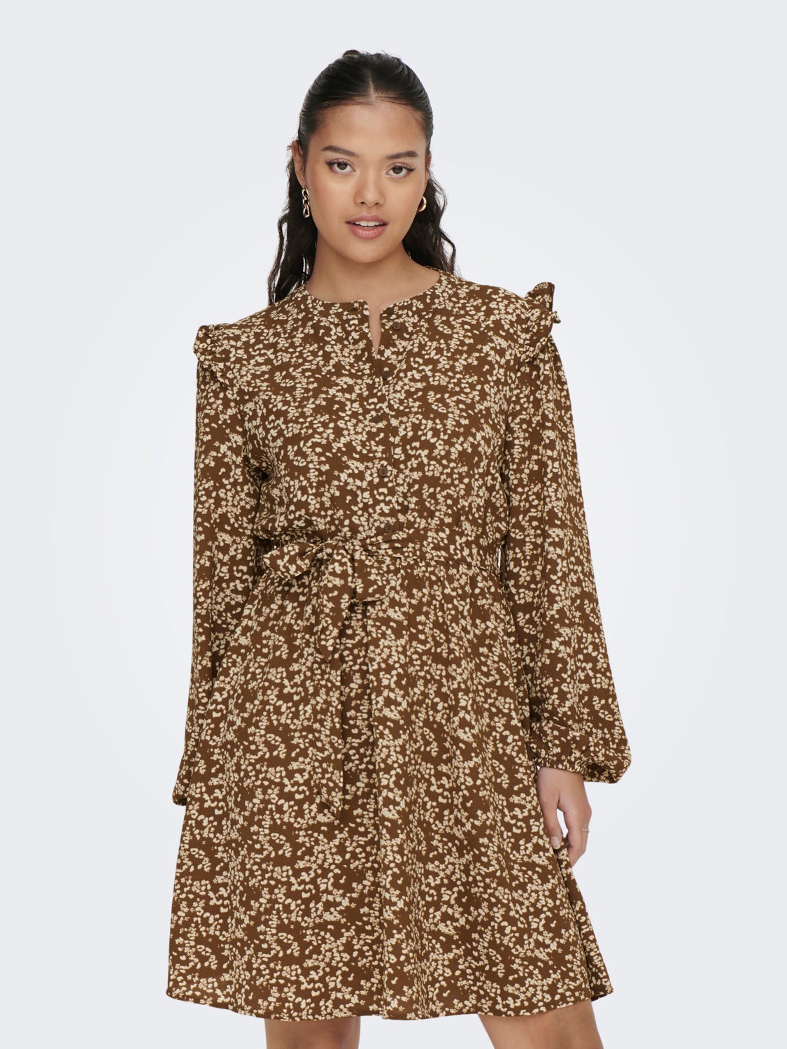 JDYJULIA Kurzes Kleid Toffee