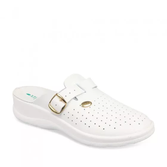 Mules BLANC GREEN RELAX