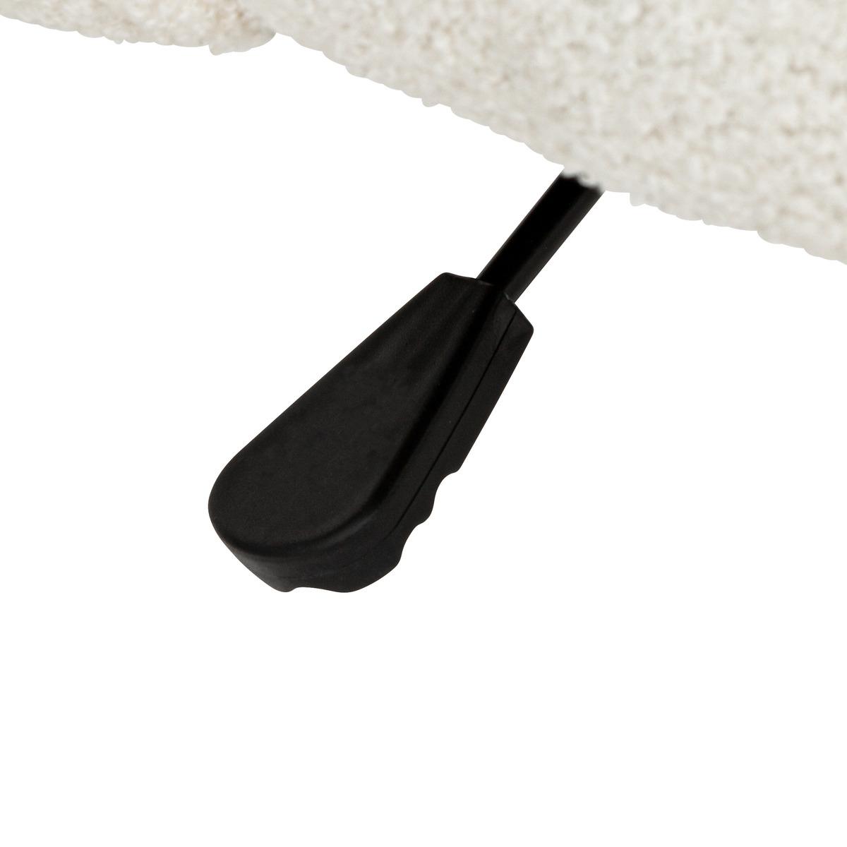 CHAISE BUREAU BOUCLETTE GEOS BLANC