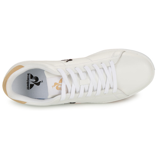 Le Coq Sportif - COURTSET_2 - Blanc / Marron