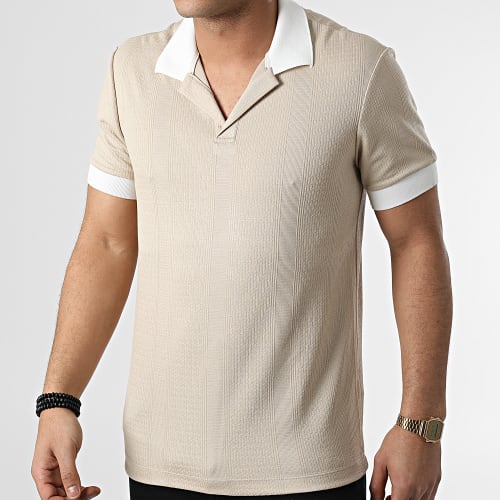 Polo Manches Courtes UY798 Beige