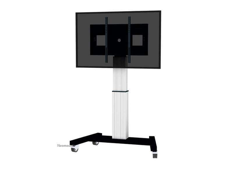 NEOMOUNTS TV-Trolley PLASMA-M2500 Silber Mobiler Bodenständer mit elektrischer Höhenverstellung für Displays und TVs von 42