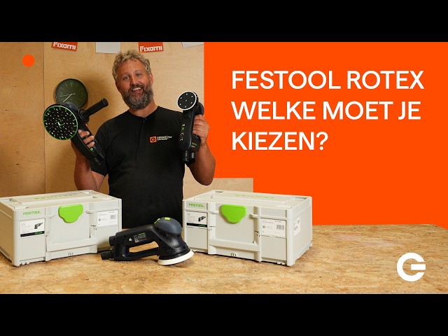Festool ROTEX RO 125 FEQ-Plus Excenterschuurmachine in systainer - 500W - 125mm