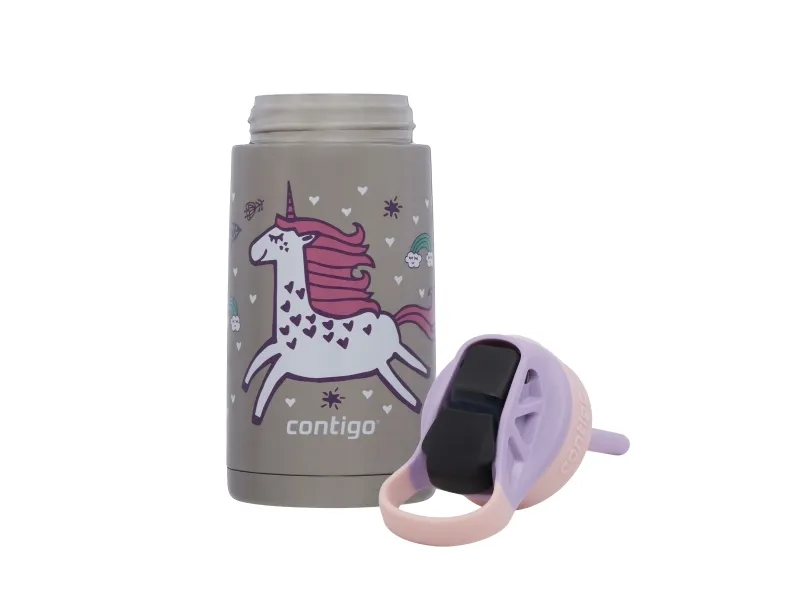 Contigo - Easy Clean Steel Strawberry Unicorn - 380 ml