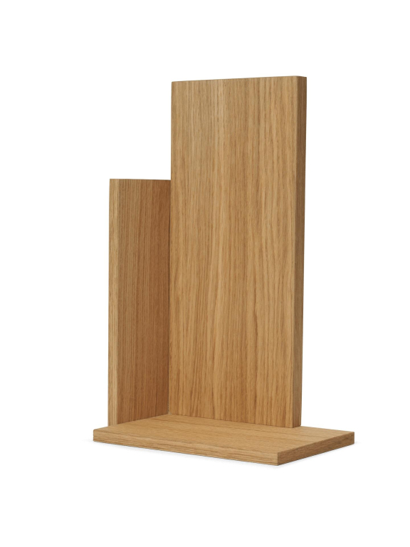 Ferm Living Stagger wandplank tall geolied eiken