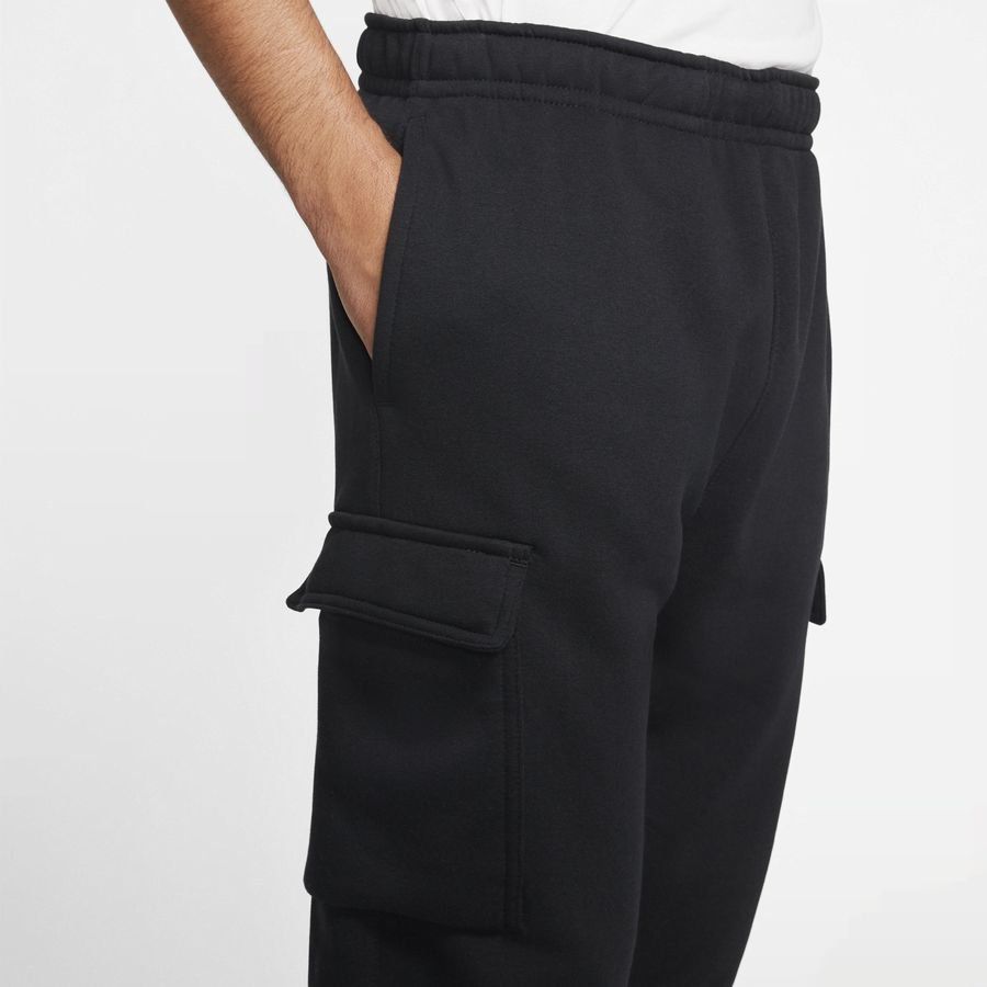 Nike Pantalon Cargo NSW Club Fleece - Noir/Blanc