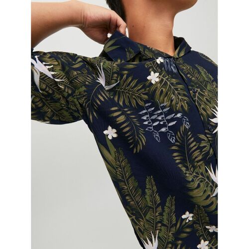 Jack & Jones - 12202240 BLATROPIC-PERFECT NAVY Azul