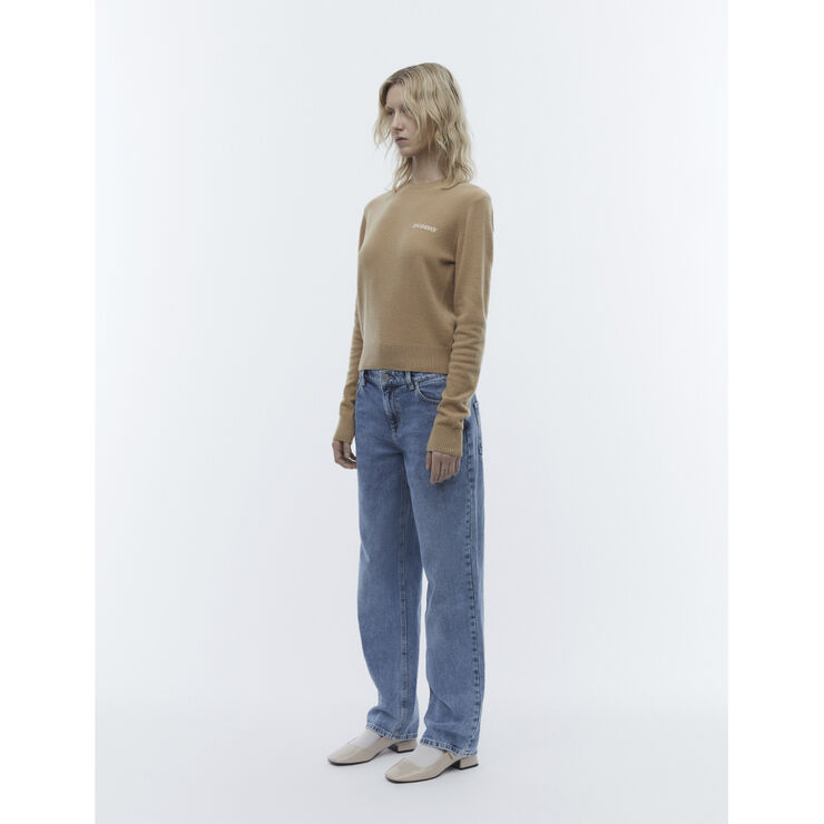 2NDDAY 2ND Raideret TT - Classic Denim Light blue